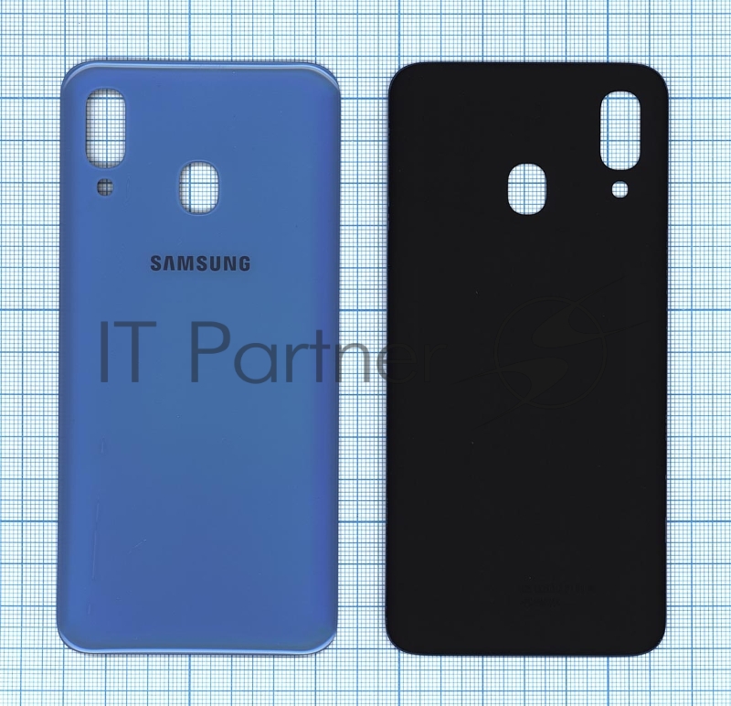 Задняя крышка для Samsung A405F Galaxy A40 (2019) голубой