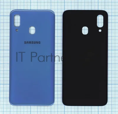 Задняя крышка для Samsung A405F Galaxy A40 (2019) голубой
