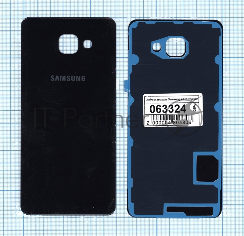 Задняя крышка для Samsung A710 Galaxy A7 (2016) черный