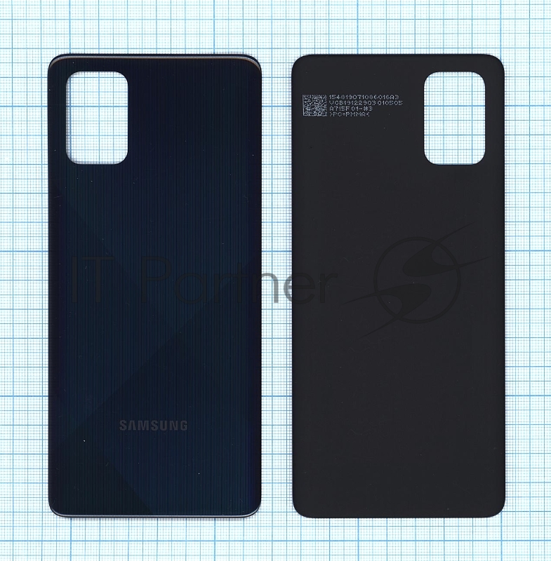 Задняя крышка для Samsung A715F Galaxy A71 (2019) черный