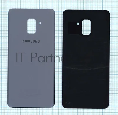 Задняя крышка для Samsung A730F Galaxy A8 Plus (2018) серебристый