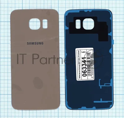 Задняя крышка для Samsung G920F Galaxy S6 золотой