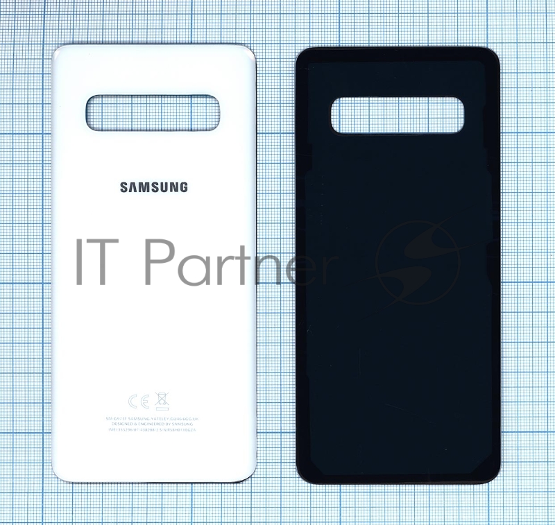 Задняя крышка для Samsung G973 Galaxy S10 белый