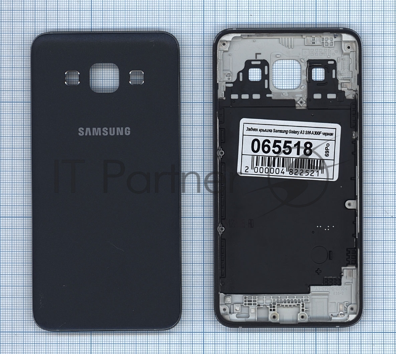 Задняя крышка для Samsung Galaxy A3 SM-A300F черный