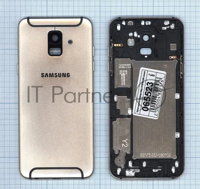 Задняя крышка для Samsung Galaxy A6 (2018) SM-A600F золотой