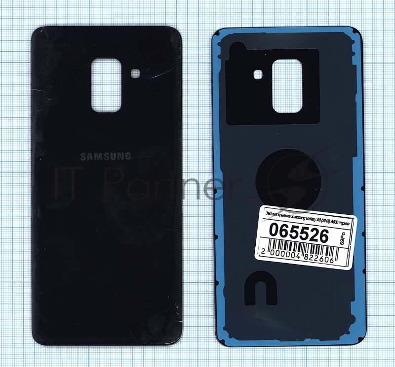 Задняя крышка для Samsung Galaxy A8 (2018) SM-A530F черный
