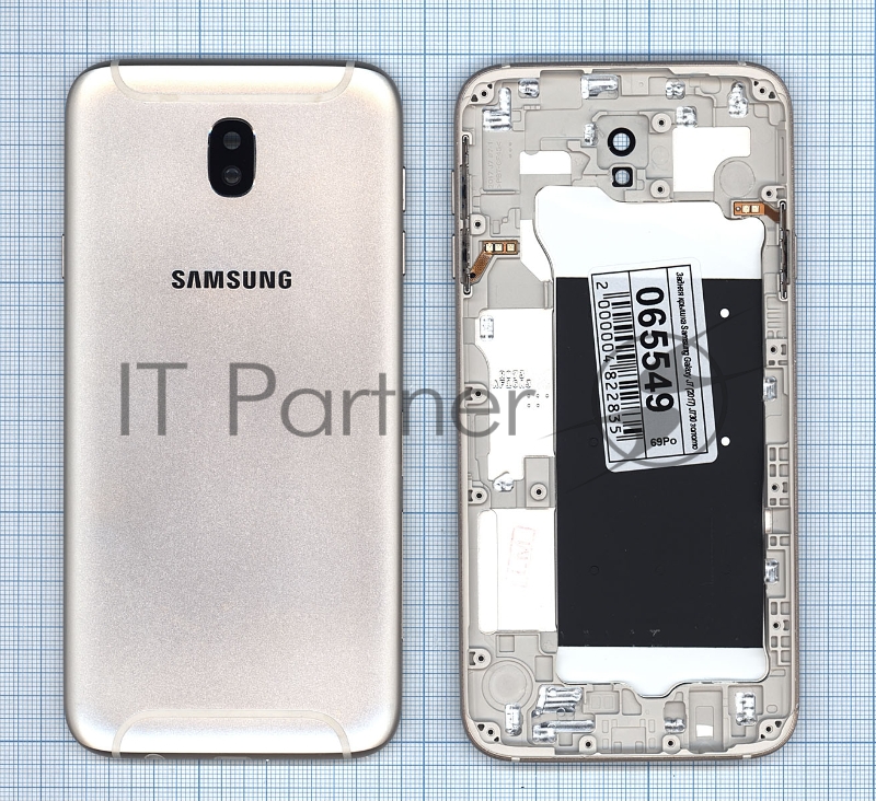 Задняя крышка для Samsung Galaxy J7 (2017) SM-J730F золотой