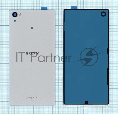 Задняя крышка для Sony Xperia Z5P E6883 серебристый