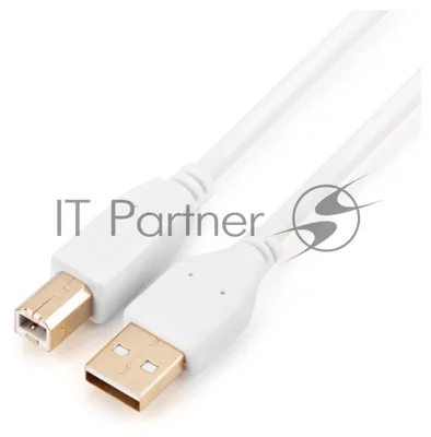 Кабель а/в GoPower Длина 1.8 м Разъемы USB A (M)-USB B (M) белый 00-00028931