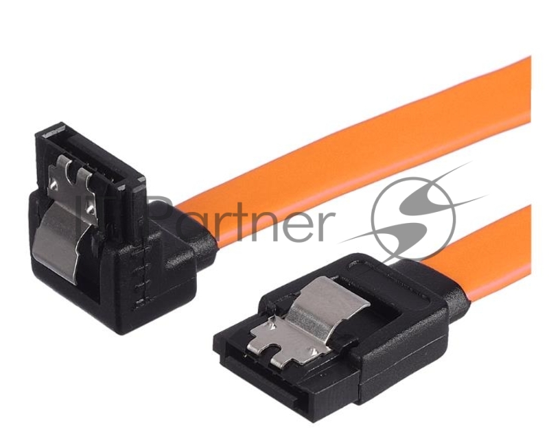Кабель а/в GoPower Длина 0.5 м Разъемы SATA (m)-SATA (m) черный/оранжевый