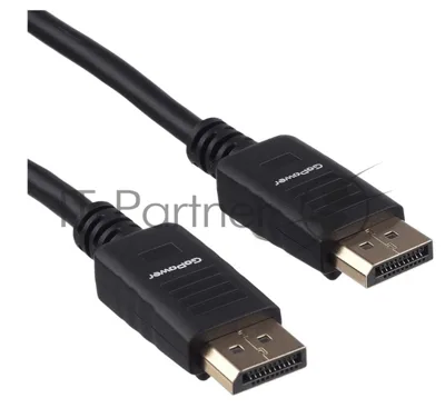 Кабель а/в GoPower Длина 1.8 м Разъемы DisplayPort (m)-DisplayPort (m) черный 00-00028932