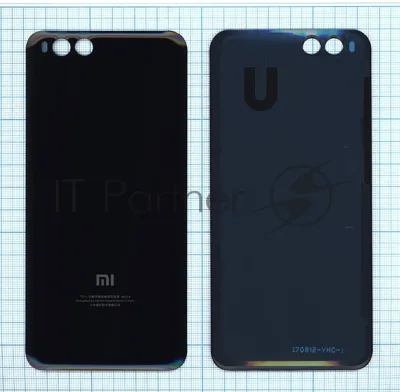 Задняя крышка для Xiaomi Mi Note3 черный