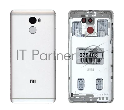 Задняя крышка для Xiaomi Redmi 4 серебро