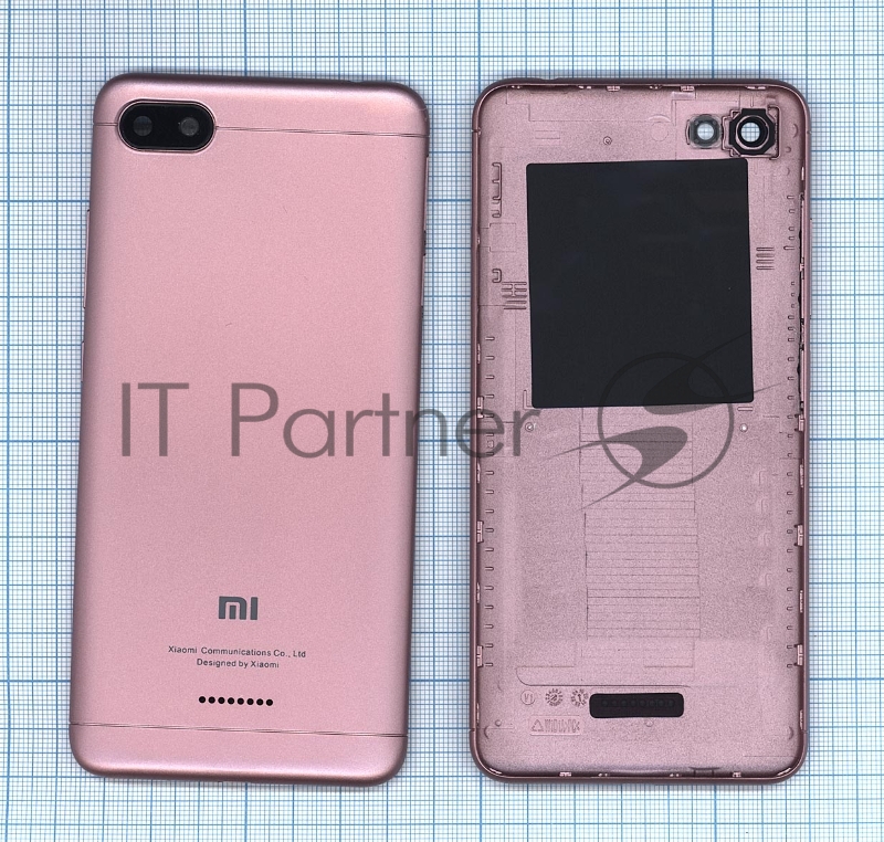 Задняя крышка для Xiaomi Redmi 6A Rose Gold
