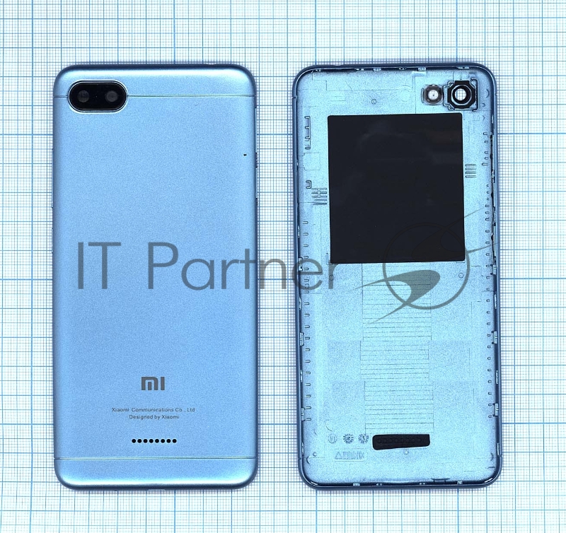 Задняя крышка для Xiaomi Redmi 6A синий