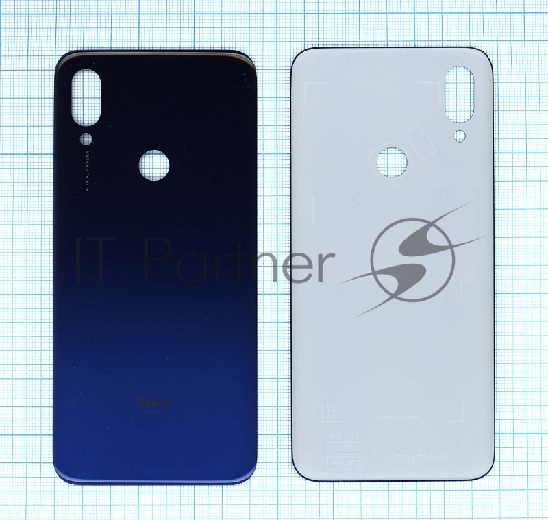 Задняя крышка для Xiaomi Redmi 7 синий