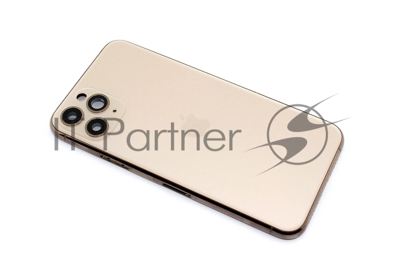 Задняя крышка (корпус) в сборе с рамкой для Apple iPhone 11 Pro золотой