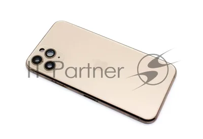 Задняя крышка (корпус) в сборе с рамкой для Apple iPhone 11 Pro золотой