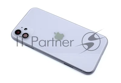 Задняя крышка (корпус) в сборе с рамкой для Apple iPhone 11 фиолетовый