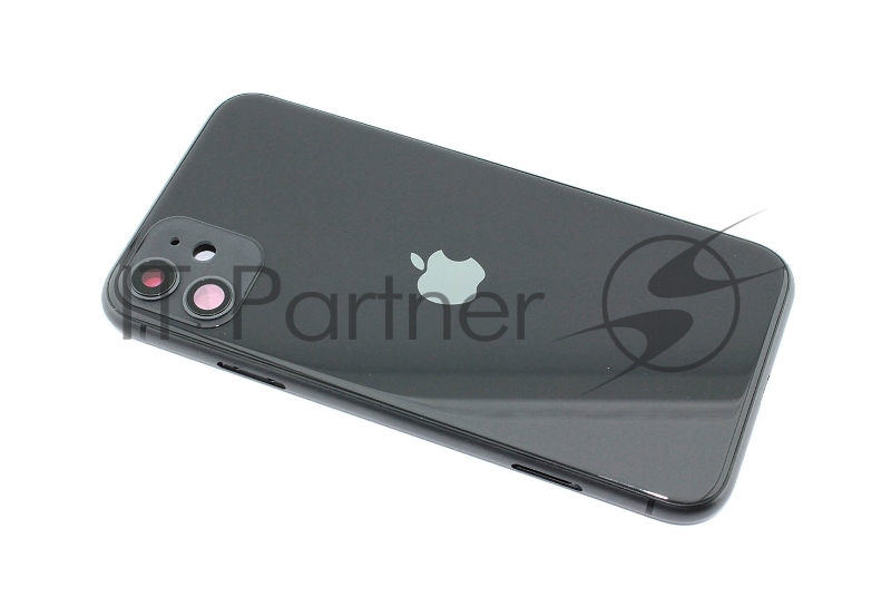 Задняя крышка (корпус) в сборе с рамкой для Apple iPhone 11 черный