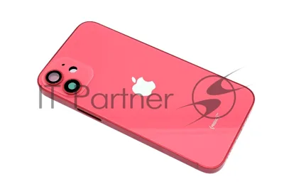 Задняя крышка (корпус) в сборе с рамкой для Apple iPhone 12 Mini красный