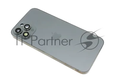 Задняя крышка (корпус) в сборе с рамкой для Apple iPhone 12 Pro Max черный