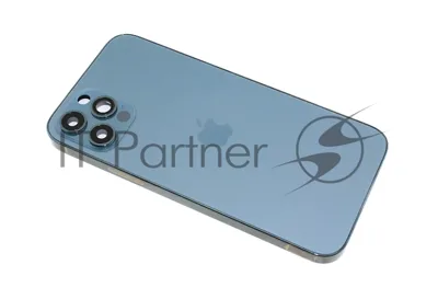 Задняя крышка (корпус) в сборе с рамкой для Apple iPhone 12 Pro синий