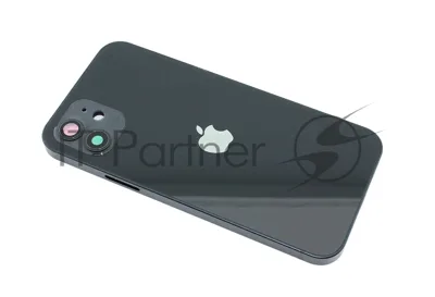 Задняя крышка (корпус) в сборе с рамкой для Apple iPhone 12 черный