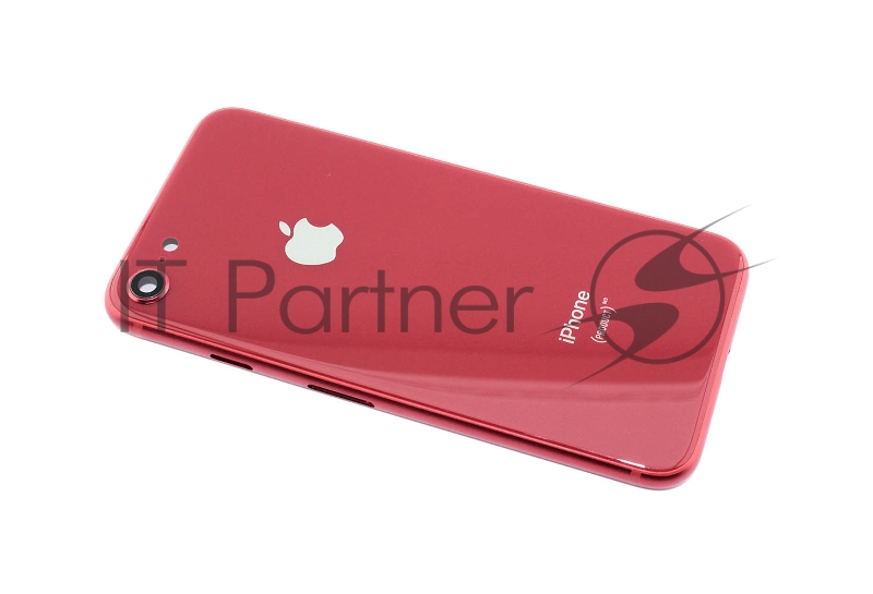 Задняя крышка (корпус) в сборе с рамкой для Apple iPhone 8 красный