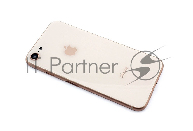 Задняя крышка (корпус) в сборе с рамкой для Apple iPhone 8 розовый (Rose Gold)