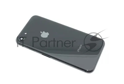 Задняя крышка (корпус) в сборе с рамкой для Apple iPhone 8 черный