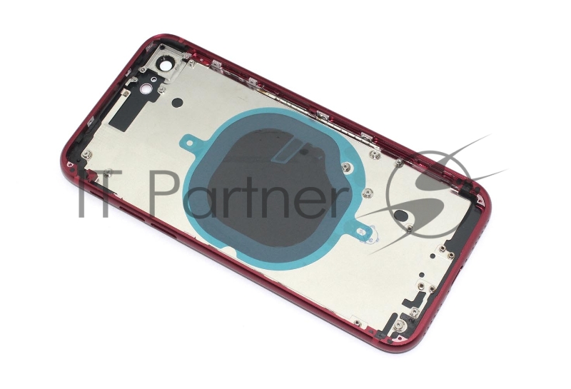 Задняя крышка (корпус) в сборе с рамкой для Apple iPhone SE3 красный