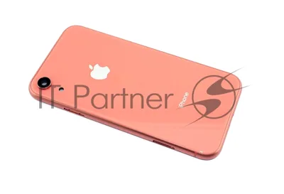 Задняя крышка (корпус) в сборе с рамкой для Apple iPhone XR coral