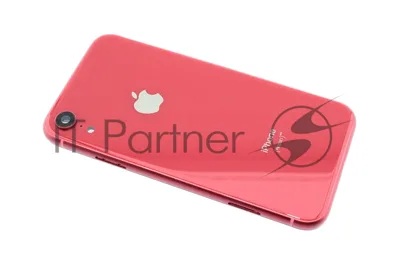 Задняя крышка (корпус) в сборе с рамкой для Apple iPhone XR красный