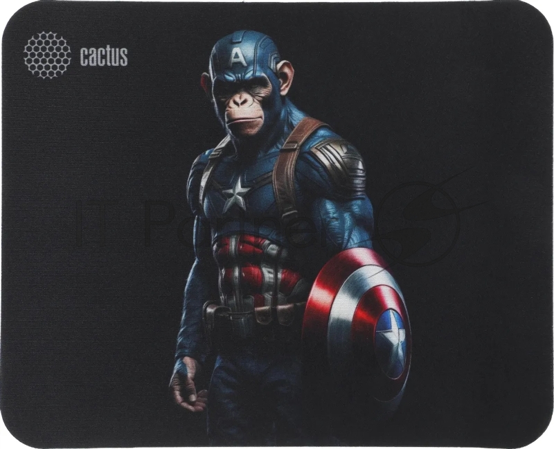 Коврик для мыши Cactus Captain America 250x200x3мм (CS-MP-D08S)