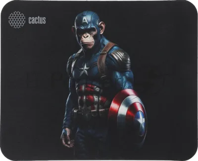 Коврик для мыши Cactus Captain America 250x200x3мм (CS-MP-D08S)