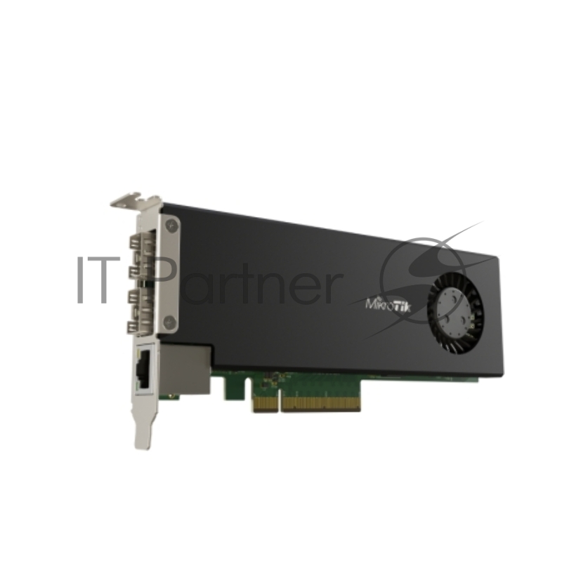 Сетевая карта MikroTik Cloud Core Router 2004-1G-2XS-PCIe network interface card with quad-core ARMv8 64-bit AL32400 CPU, 4GB RAM, 2x25G SFP28 cages, 1xGbit LAN, RouterOS L6