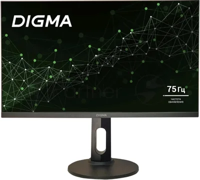 Монитор 27" Digma Progress 27P505Q IPS 2560x1440, 75 Гц, 5 мс, 16:9, 350 кд/м², 2xHDMI, 1xDP, 1x3.5 мм, черный