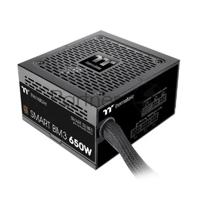 Блок питания Thermaltake Smart BM3 (PS-SPD-0650MNFABE-3), 650Вт, 80 PLUS Bronze, 120мм, модульный, черный