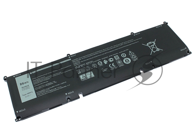 Аккумуляторная батарея для ноутбука Dell Alienware m15 R3 (69KF2) 11.4V 7167mAh