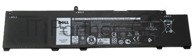 Аккумуляторная батарея для ноутбука Dell G5 15 5590 (MV07R) 15.2V 68Wh