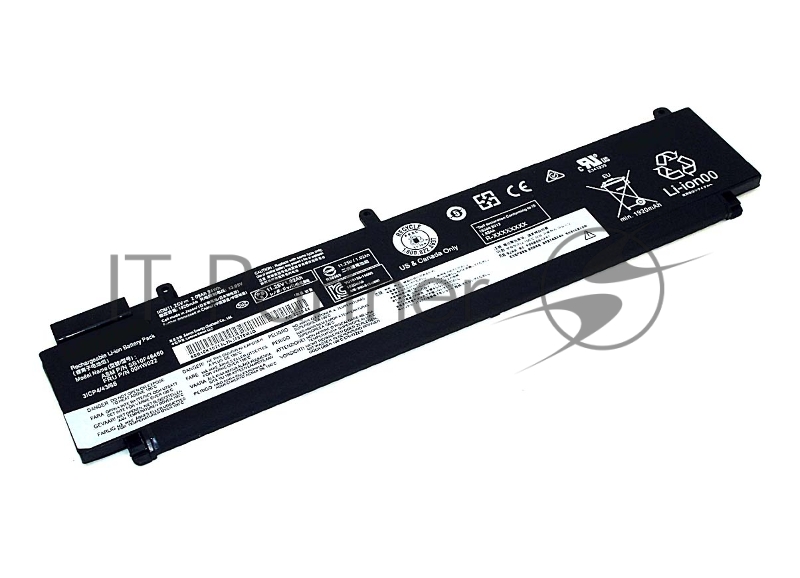 Аккумуляторная батарея для ноутбукa Lenovo ThinkPad T460s (00HW022) 13.05V 1920mAh черный