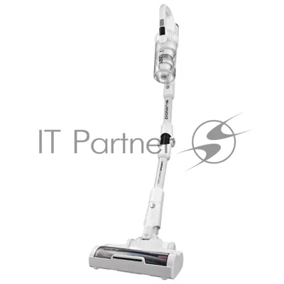 Пылесос вертикальный Polaris IQ Home PVCS 4070 белый, питание от аккумулятора, 200 Вт, уборка влажная/сухая, пылесборник 0.3 л, работа от АКБ max 80 мин.