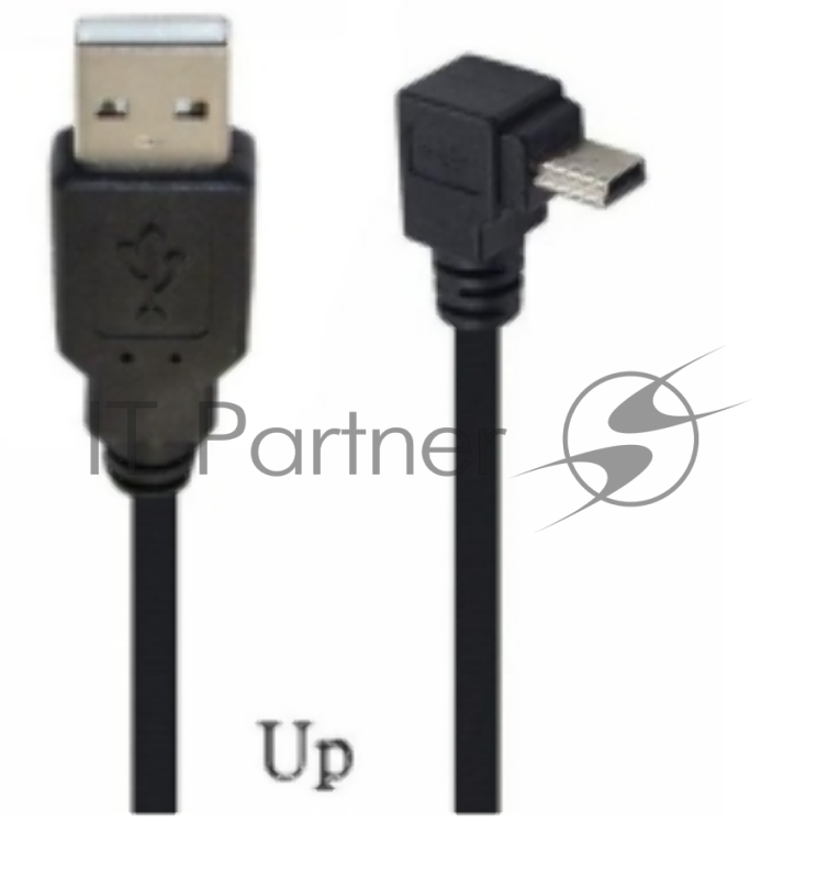 Кабель USB Type A на Mini USB угол вверх 0,25 м