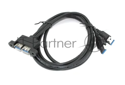 Кабель USB 2.0 для монтажа на корпус 1 м
