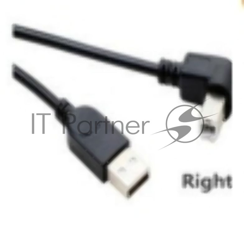 Кабель USB 2.0 на USB-B угол вправо 0,3 м