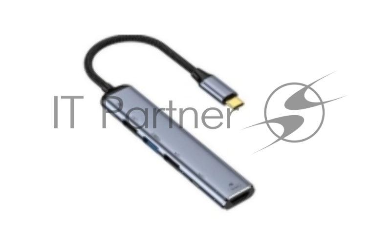 Кабель Type-C на HDMI + USB 3.1 + Type-C + USB 2.0 x2 + PD