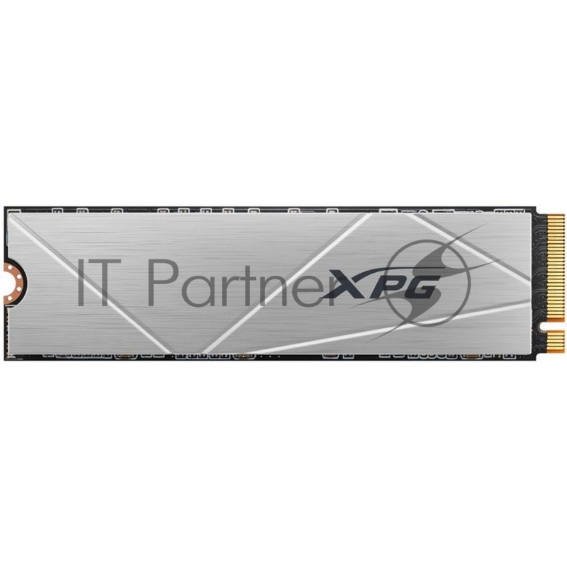 Накопитель SSD ADATA XPG GAMMIX S60, 2Tb, PCIe 4.0 x4, M.2 2280, NVMe, R/W 5000/4200, с радиатором