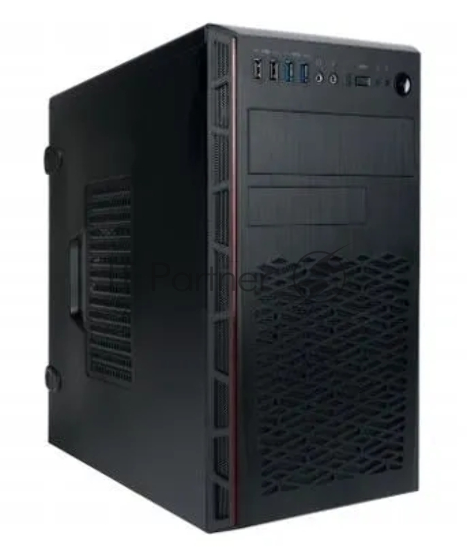 Компьютерный корпус IN WIN 6196819 MiniTower mATX 12 Вт Цвет черный EMR065/6196819