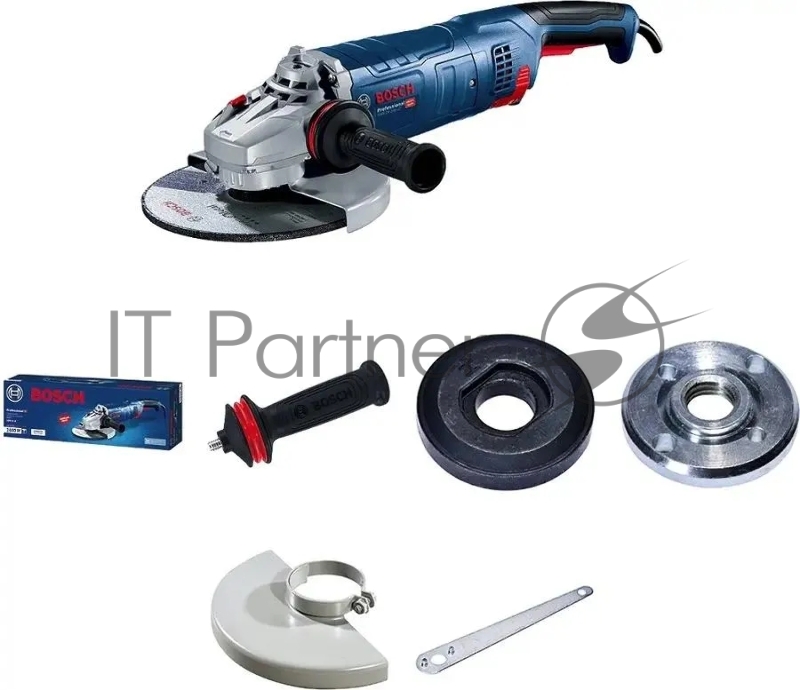 Угловая шлифовальная машина Bosch GWS 24-230 JZ 6500об/мин рез.шпин.:M14 d=230мм (06018C3300)